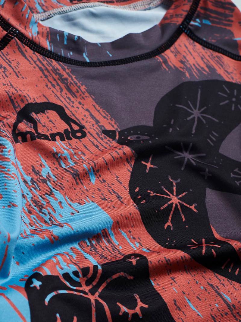 MANTO livings RASHGUARD -red